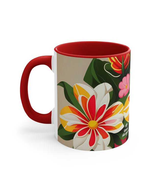 Vibrant Bouquet of Wildflowers, Ceramic Mug - Perfect for Coffee, Tea, and More!
