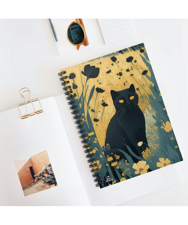 Bella Moonpaw, Cat Spiral Notebook Journal - Write in Style