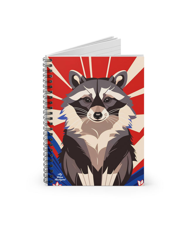 Ziggy Starspaws, Raccoon Spiral Notebook Journal - Write in Style