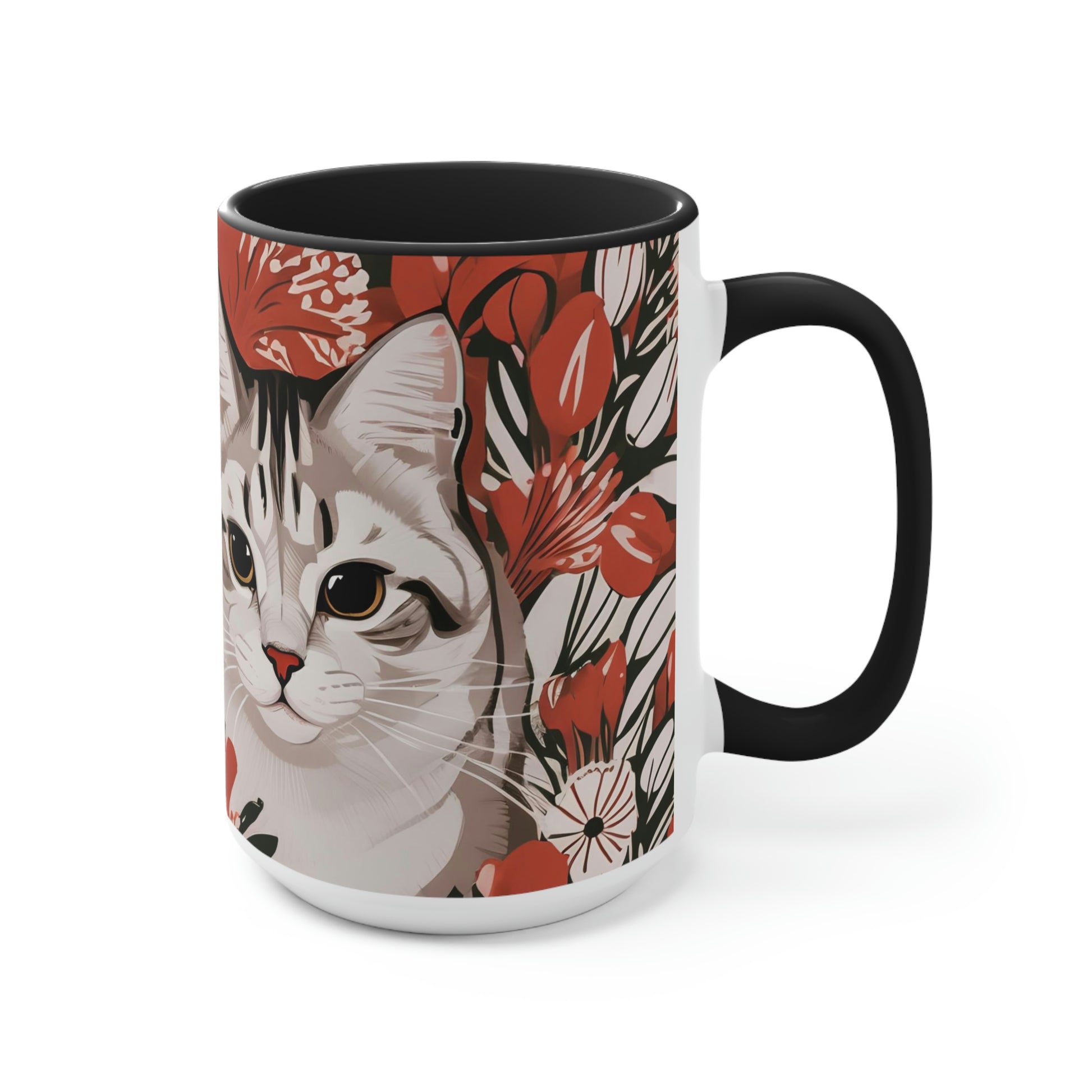 Tess & Jess Clawfield, Cats Ceramic Mug - Perfect for Coffee, Tea, and More!