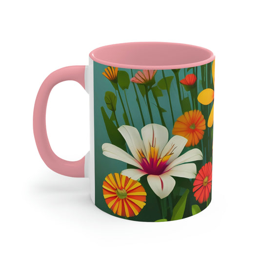 Wildflowers, Ceramic Mug - Perfect for Coffee, Tea, and More!