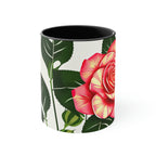 Rose Flower, Ceramic Coffee Mug