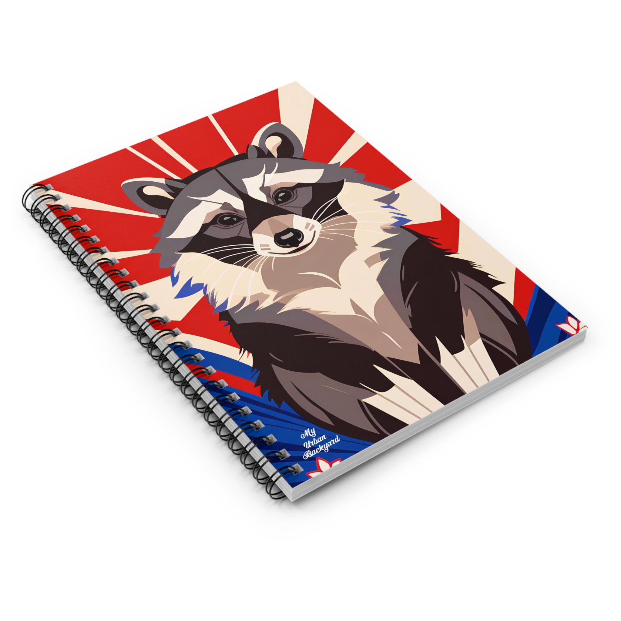 Ziggy Starspaws, Raccoon Spiral Notebook Journal - Write in Style