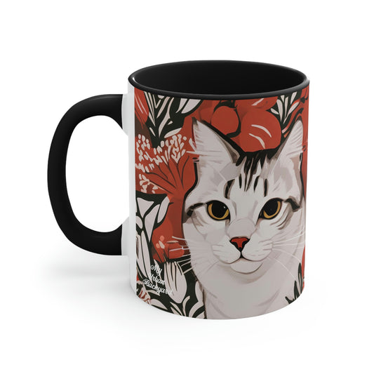 Tess & Jess Clawfield, Cats Ceramic Mug - Perfect for Coffee, Tea, and More!