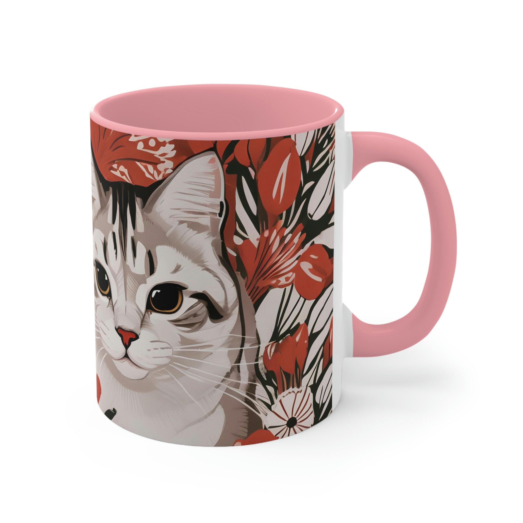 Tess & Jess Clawfield, Feline Ceramic Coffee Mug