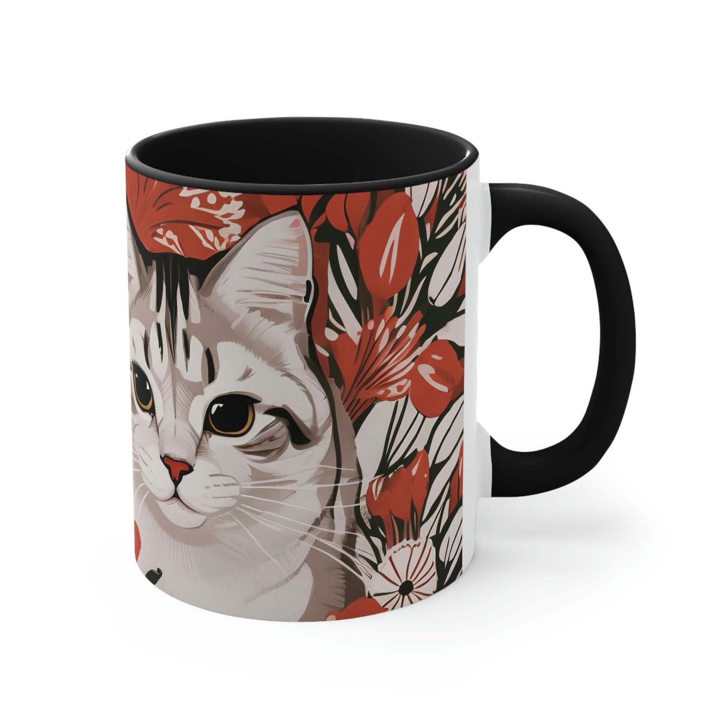 White Cats, Ceramic Mug - Perfect for Coffee, Tea, and More!
