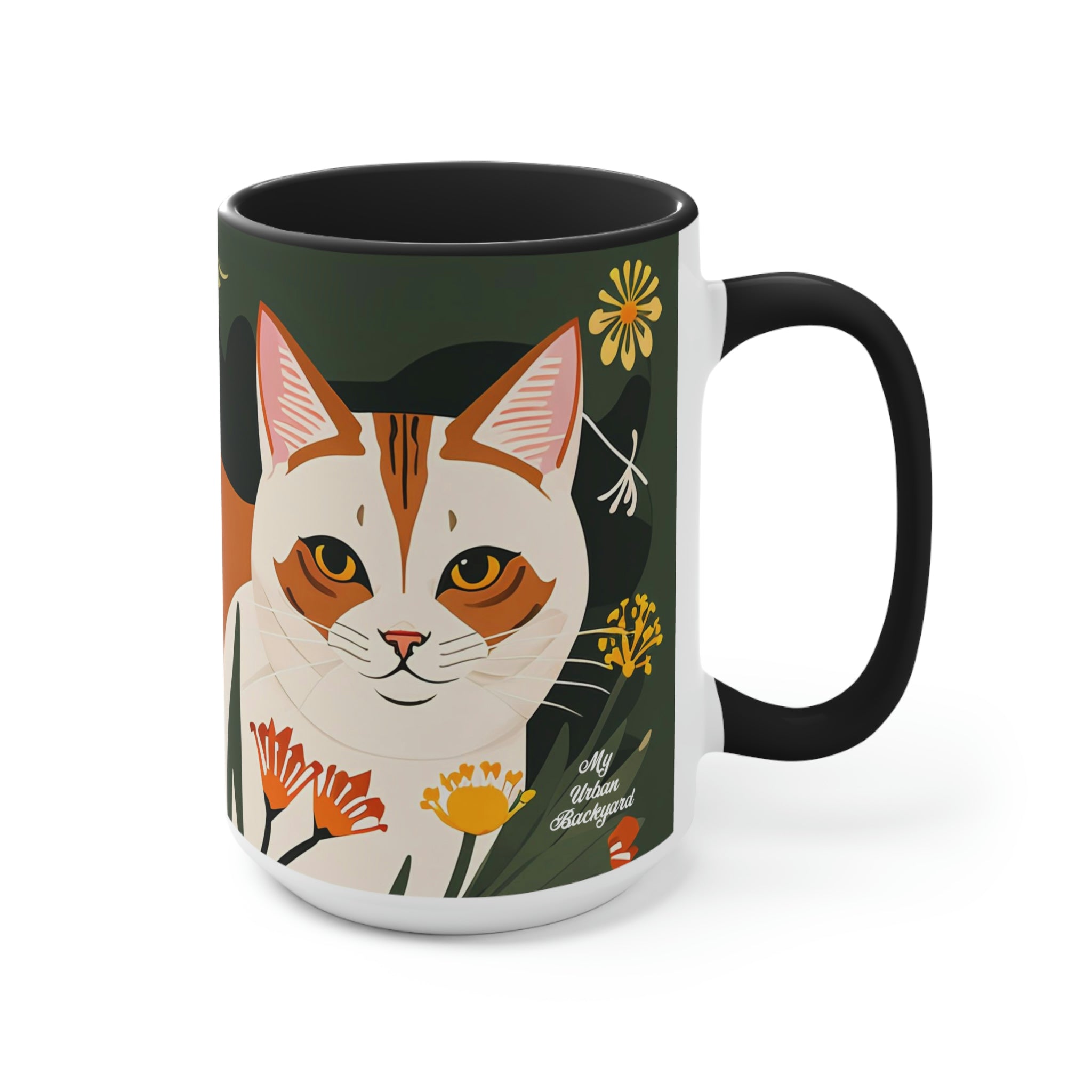 Two Orange and White Cats Ceramic Mug