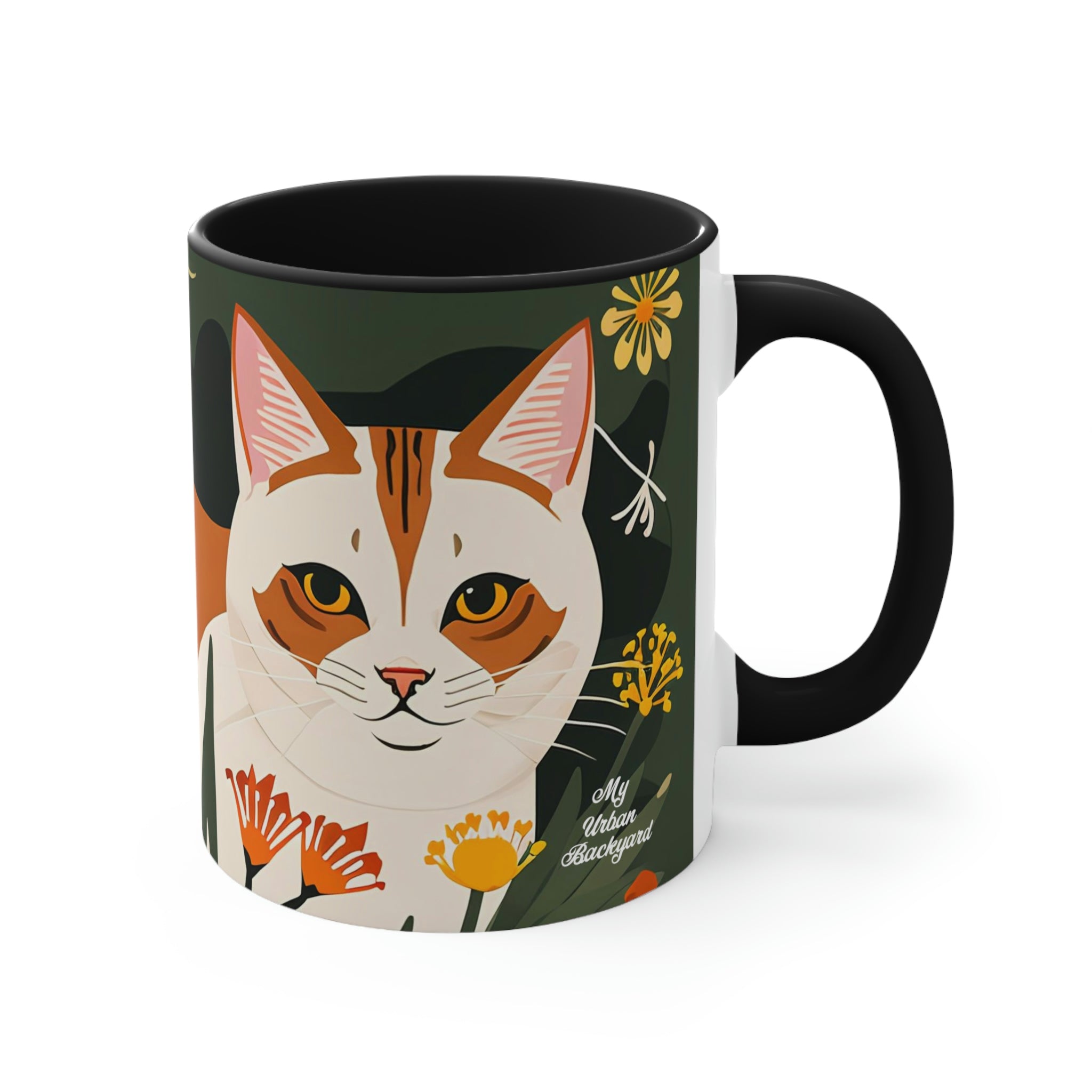 Two Orange and White Cats Ceramic Mug