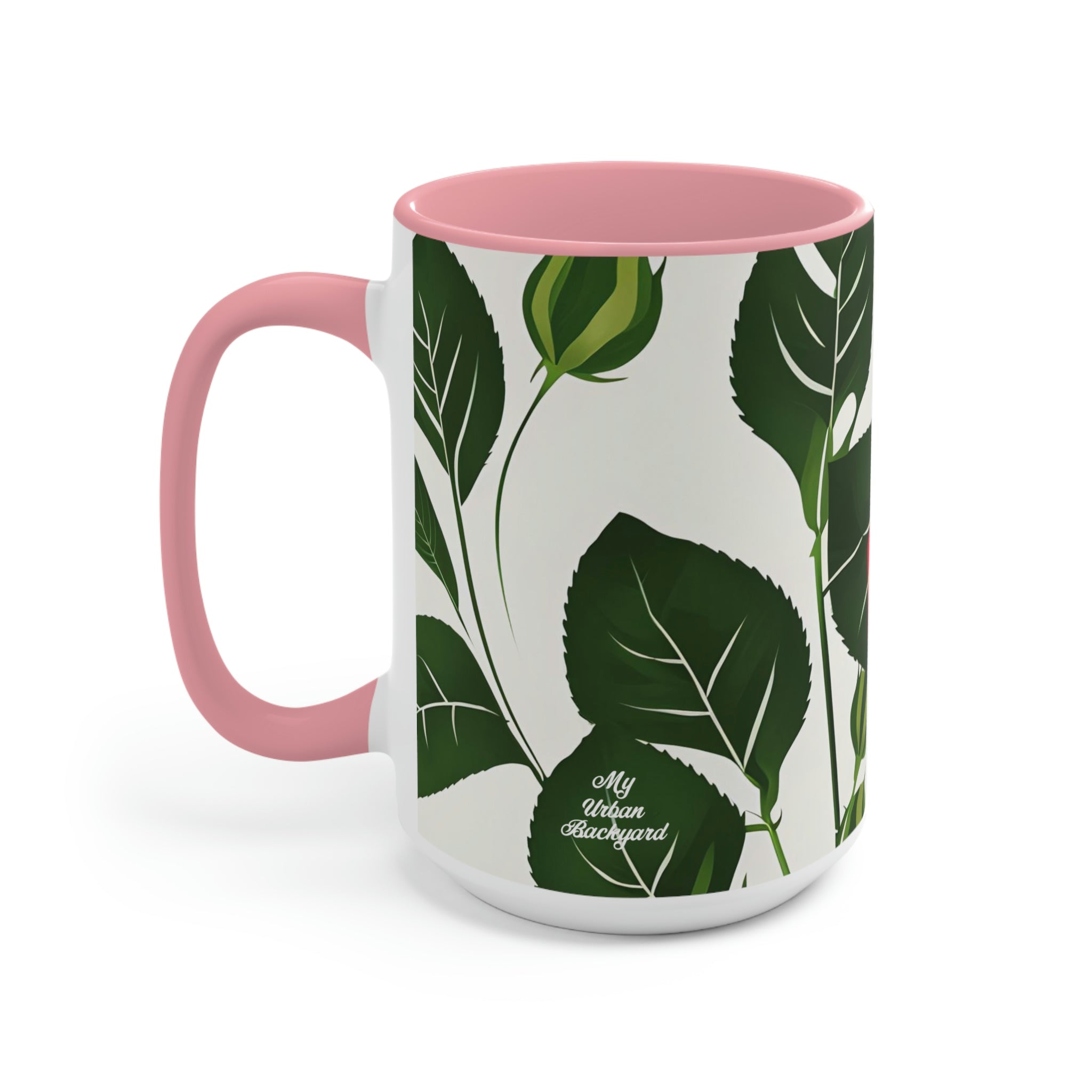 Rose Flower, Ceramic Coffee Mug