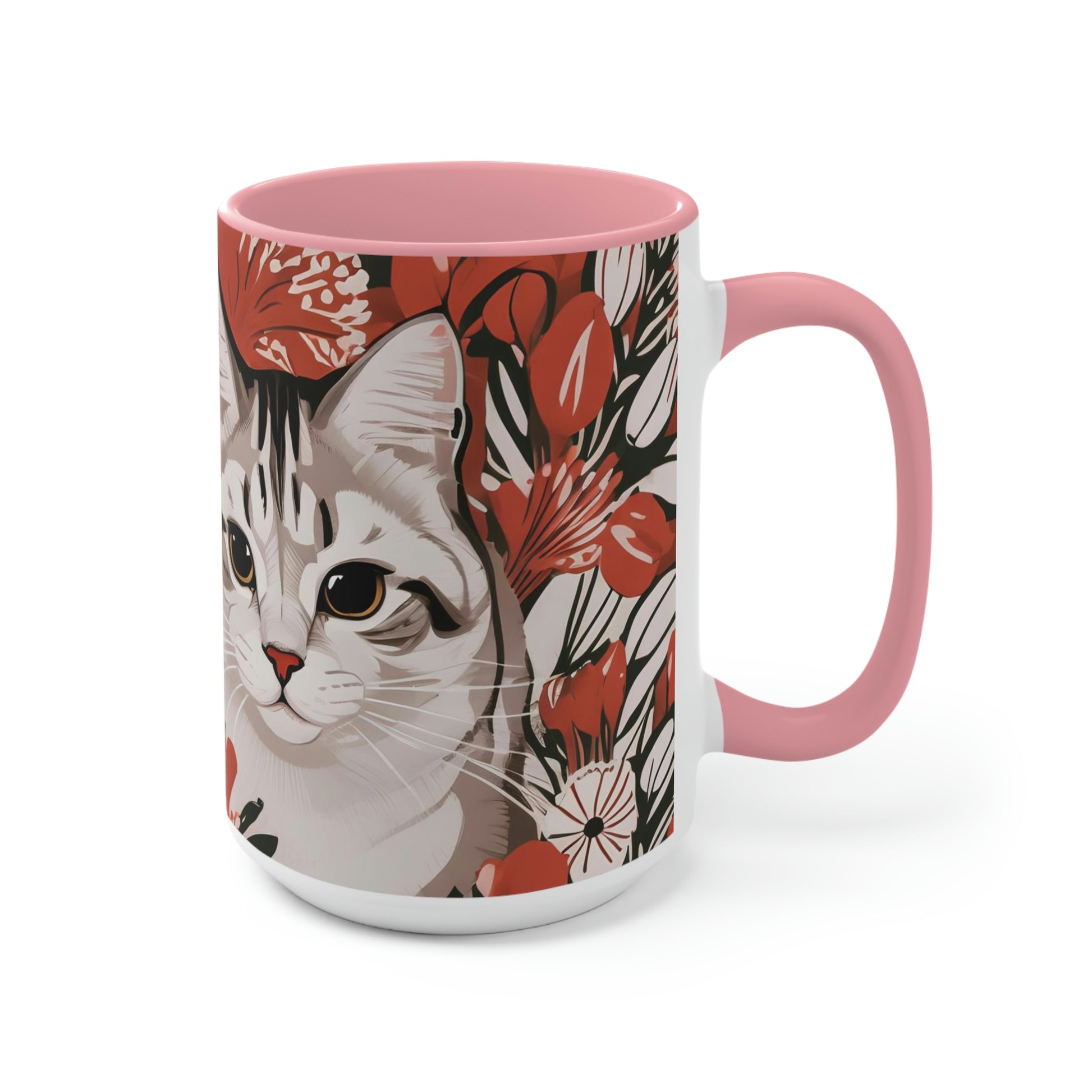 Tess & Jess Clawfield, Cats Ceramic Mug - Perfect for Coffee, Tea, and More!