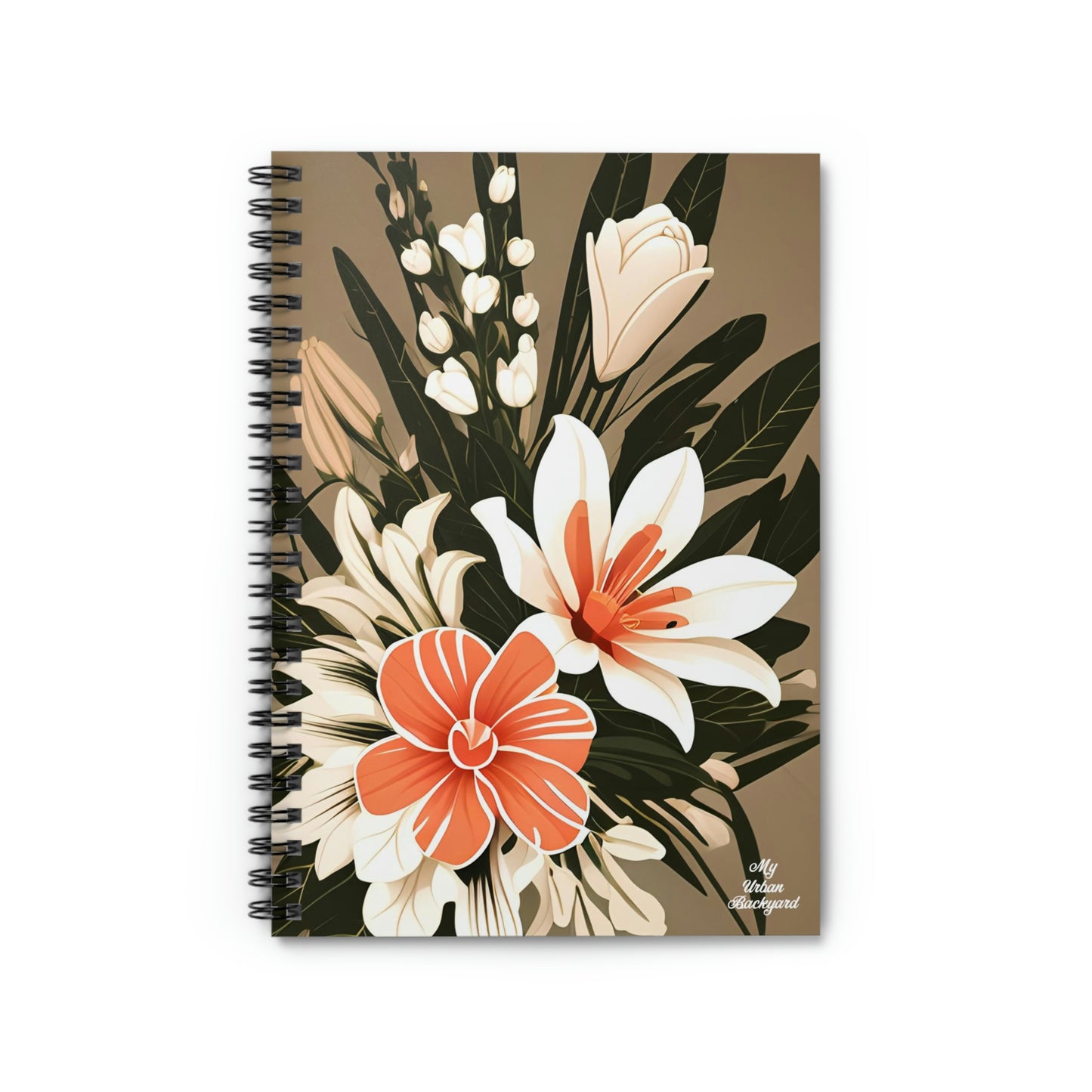 Bouquet of Flowers, Spiral Notebook Journal - Write in Style