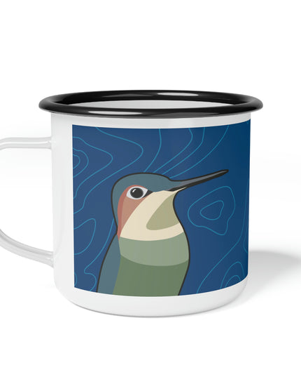 12oz enamel camping mug