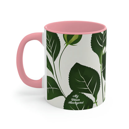 Rose Flower, Ceramic Mug - Perfect for Coffee, Tea, and More!