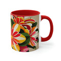 Vibrant Bouquet of Wildflowers, Ceramic Coffee Mug