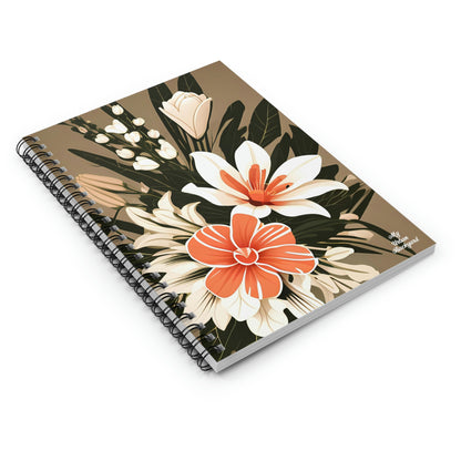 Bouquet of Flowers, Spiral Notebook Journal - Write in Style