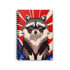 Ziggy Starspaws, Raccoon Spiral Notebook Journal - Write in Style