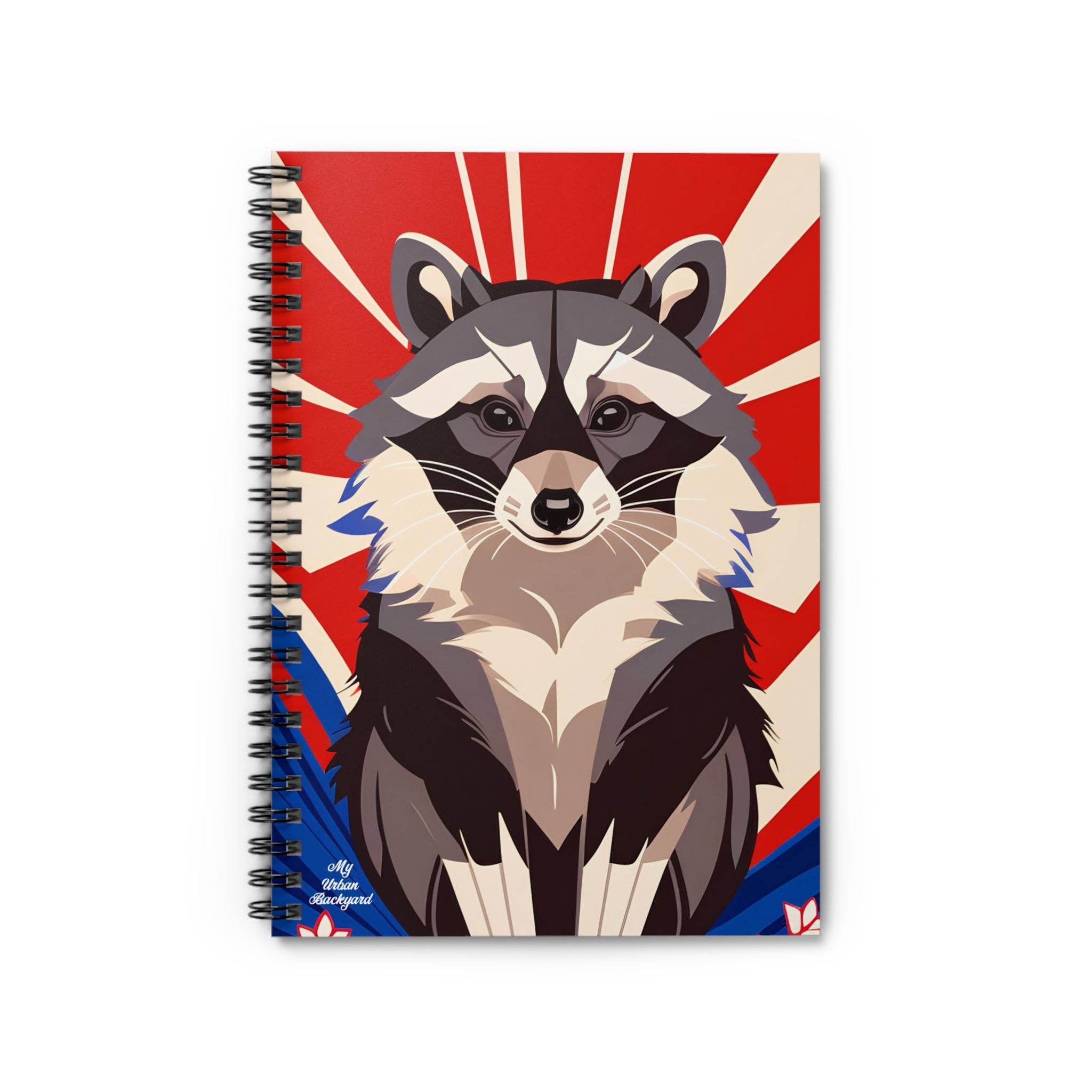 Ziggy Starspaws, Raccoon Spiral Notebook Journal - Write in Style