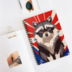 Ziggy Starspaws, Raccoon Spiral Notebook Journal - Write in Style