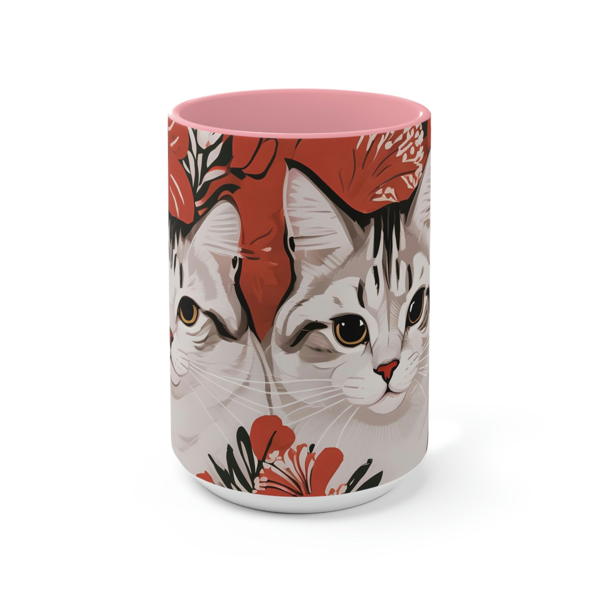 Tess & Jess Clawfield, Feline Ceramic Coffee Mug
