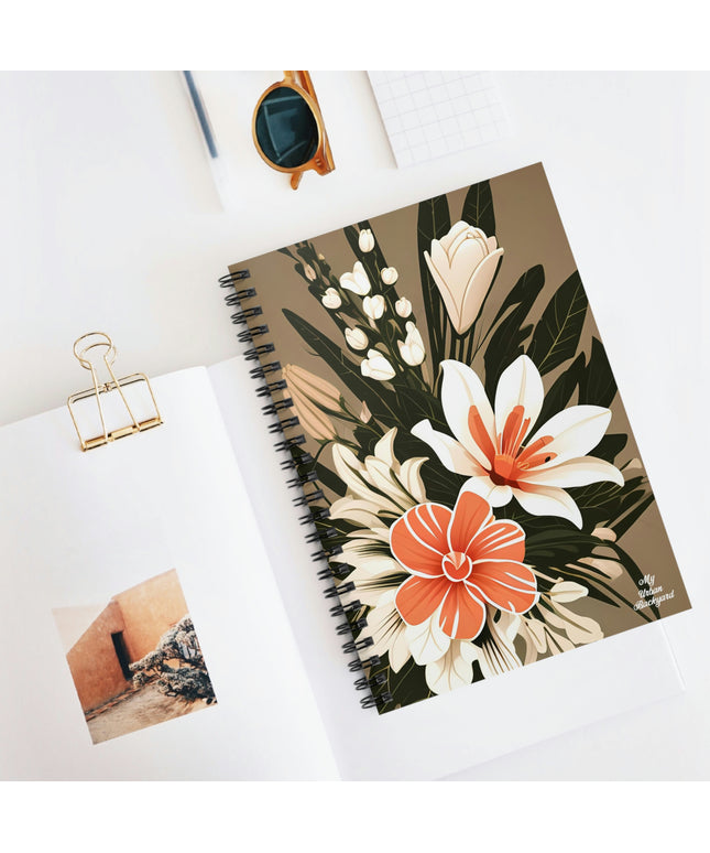 Bouquet of Flowers, Spiral Notebook Journal - Write in Style