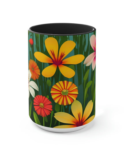 Wildflowers, Ceramic Mug - Perfect for Coffee, Tea, and More!