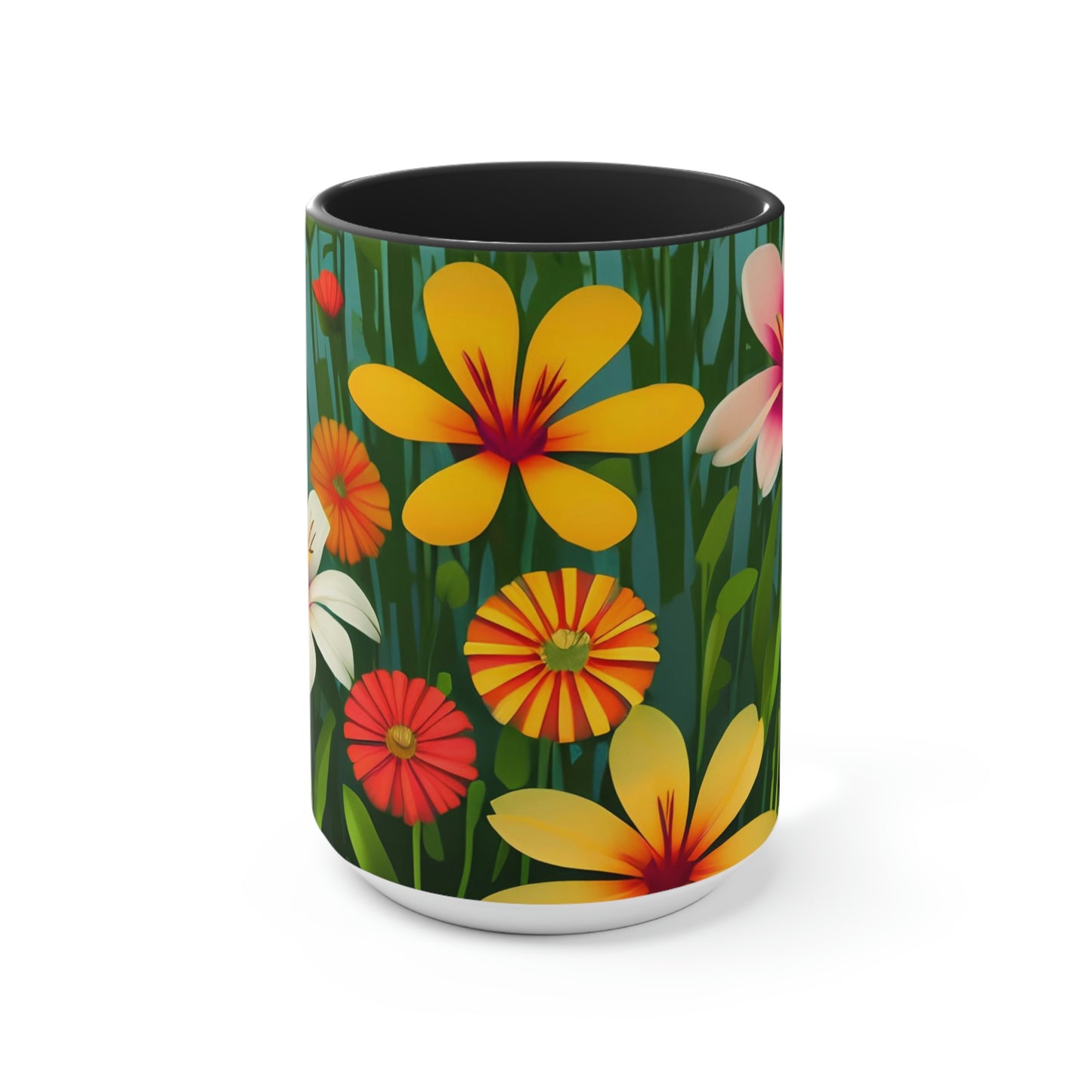 Wildflowers, Ceramic Mug - Perfect for Coffee, Tea, and More!